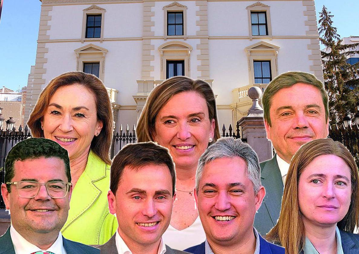 Los consejeros del Gobierno de La Rioja con Gonzalo Capellán La Rioja